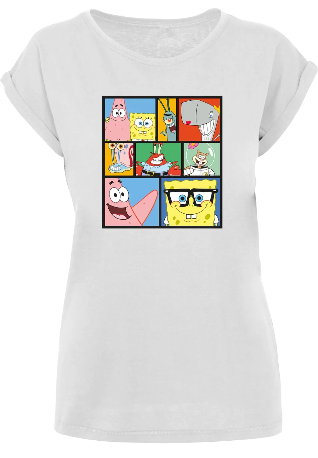 F4NT4STIC T-Shirt "Spongebob Schwammkopf Collage", Print günstig online kaufen