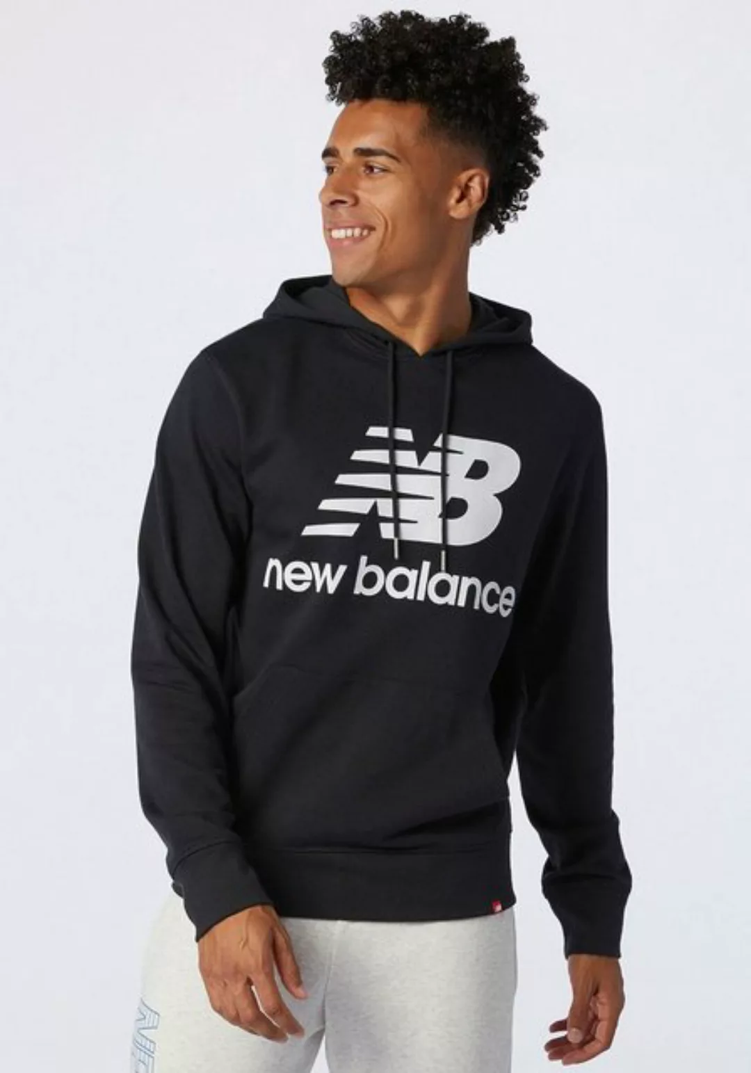 New Balance Kapuzensweatshirt NB ESSENTIALS STACKED LOGO FLEECE HOODIE günstig online kaufen