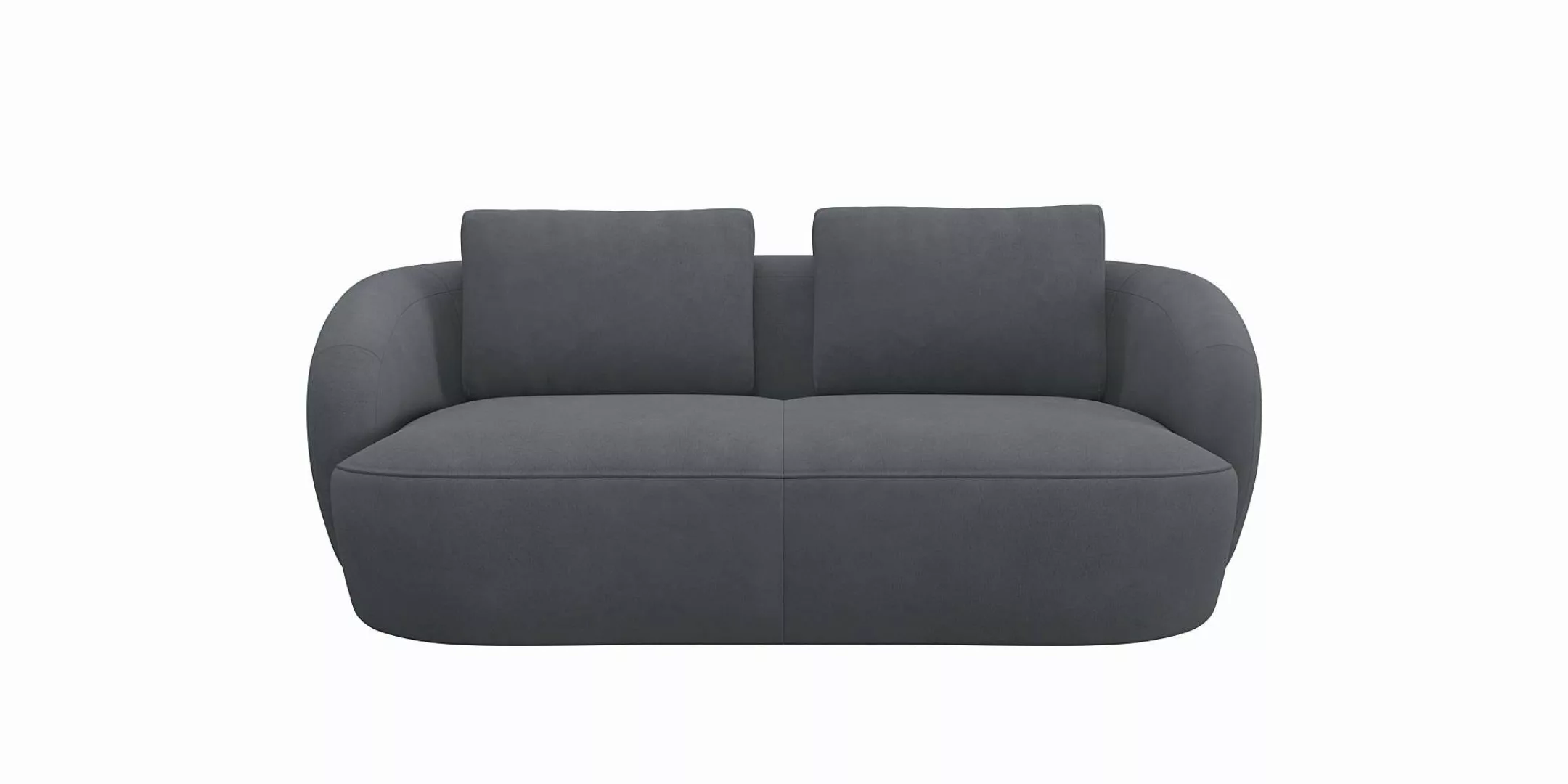 FLEXLUX 2,5-Sitzer »Torino, rund, Couch, Loveseat,«, Modernes, organisches günstig online kaufen