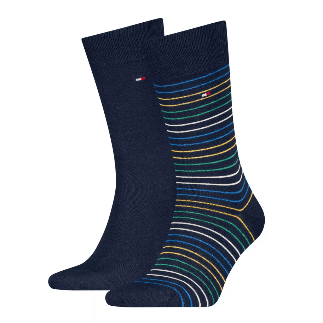 Tommy Hilfiger Socken "TH MEN SMALL STRIPE SOCK 2P", (2 Paar, 2 Paar), mit günstig online kaufen