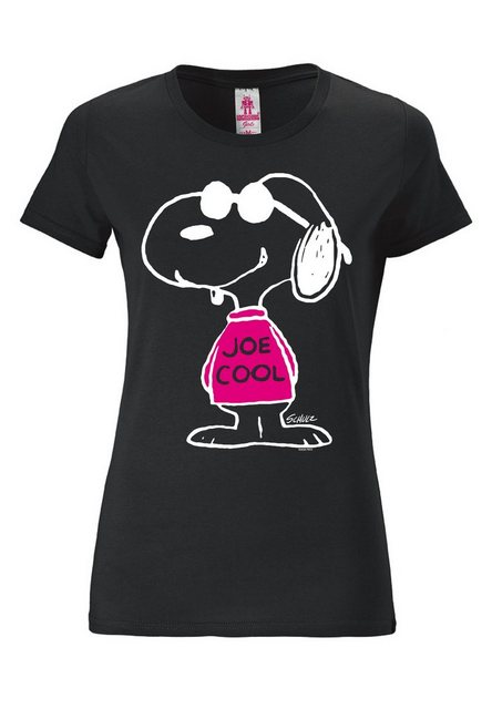 LOGOSHIRT T-Shirt Peanuts - Snoopy - Joe Cool mit lizenziertem Originaldesi günstig online kaufen