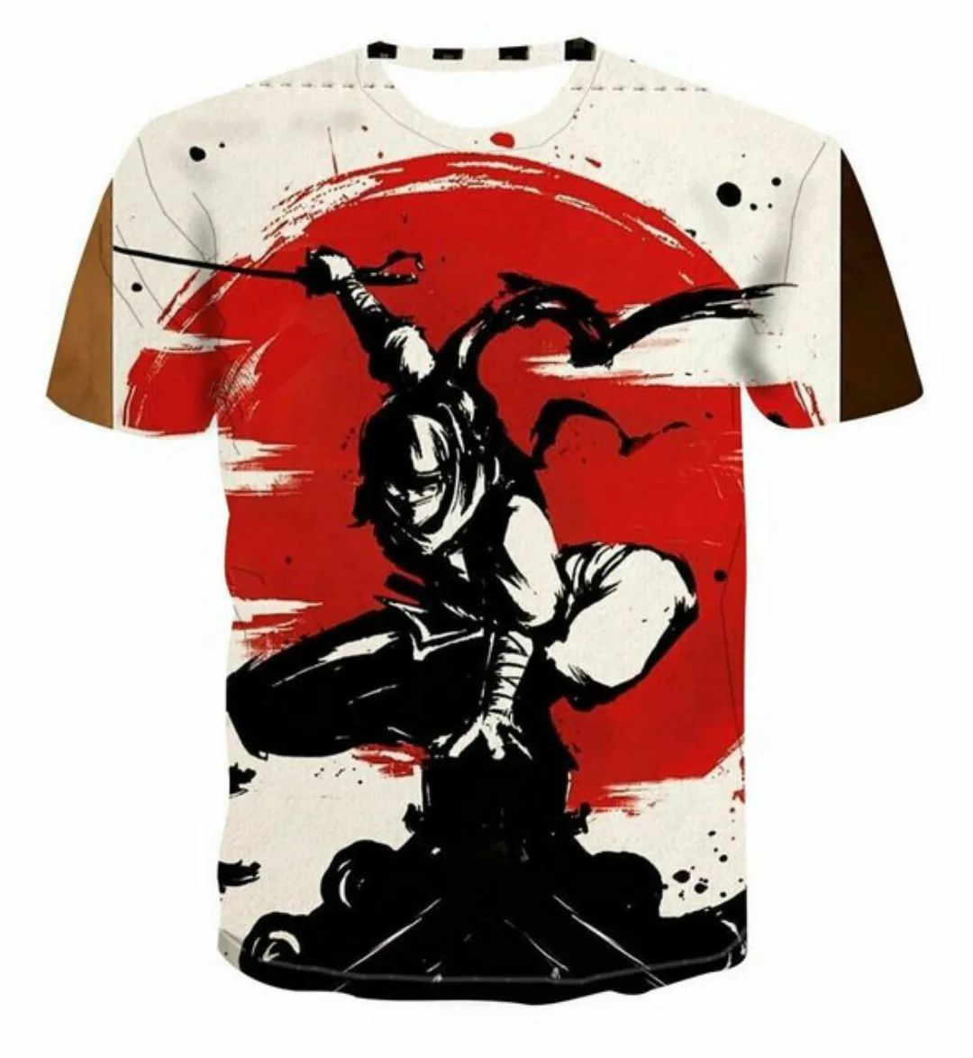 Tinisu T-Shirt 3D-Druck T-Shirt (Unisex/rundhals) - Atmungsaktiv - Japan Ni günstig online kaufen