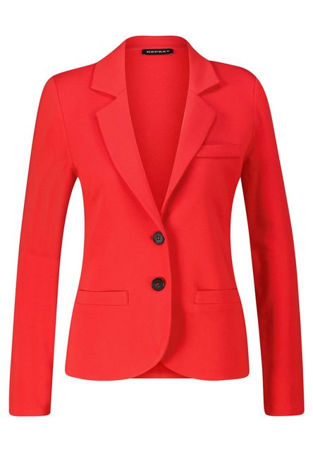 REPEAT Blusenblazer Damen Blazer aus Sweatshirtstoff (1-tlg) günstig online kaufen