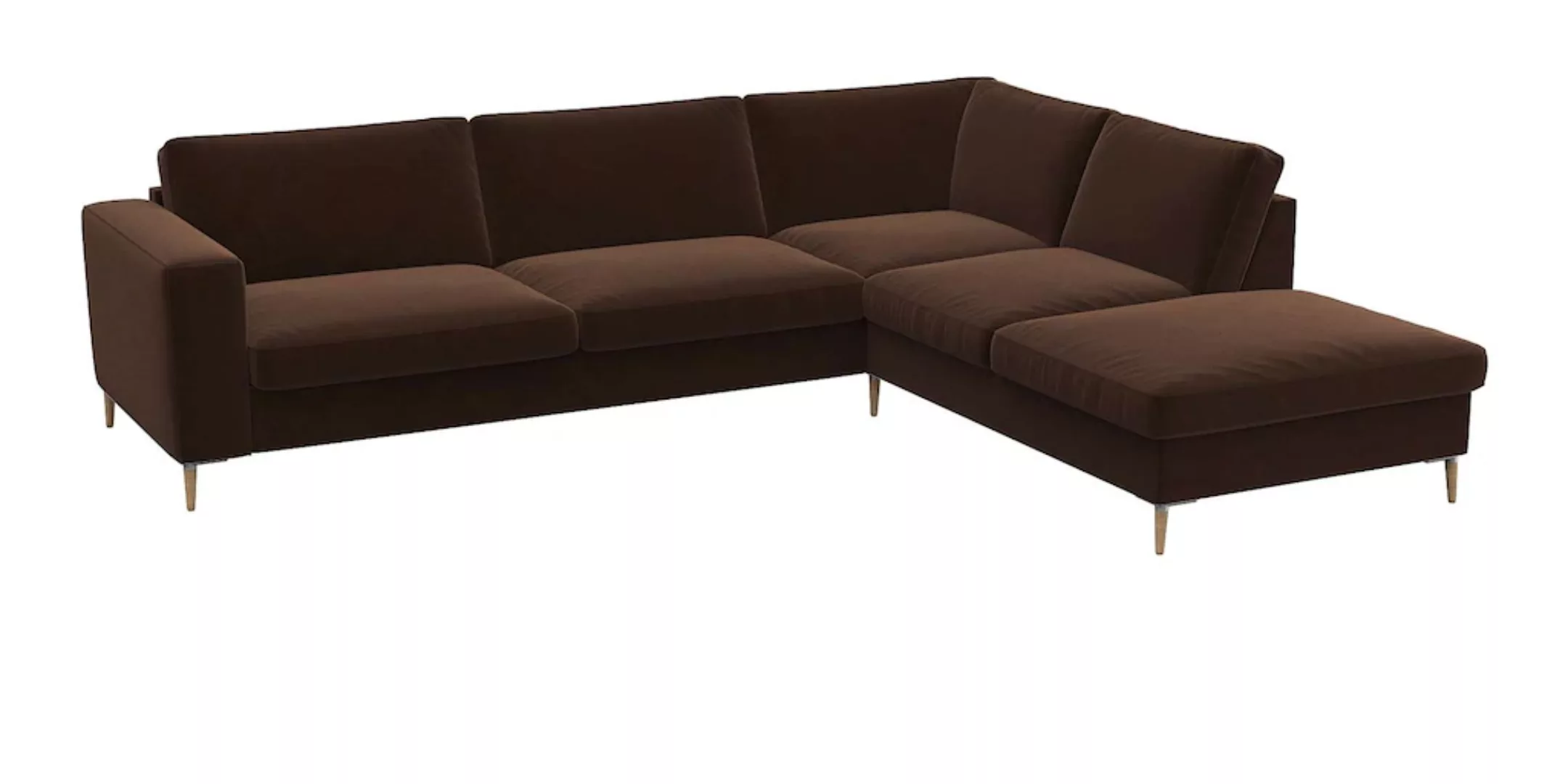 FLEXLUX Ecksofa »Fiore, Sitzaufbau mit hochwertigem Kaltschaum für mehr Sit günstig online kaufen