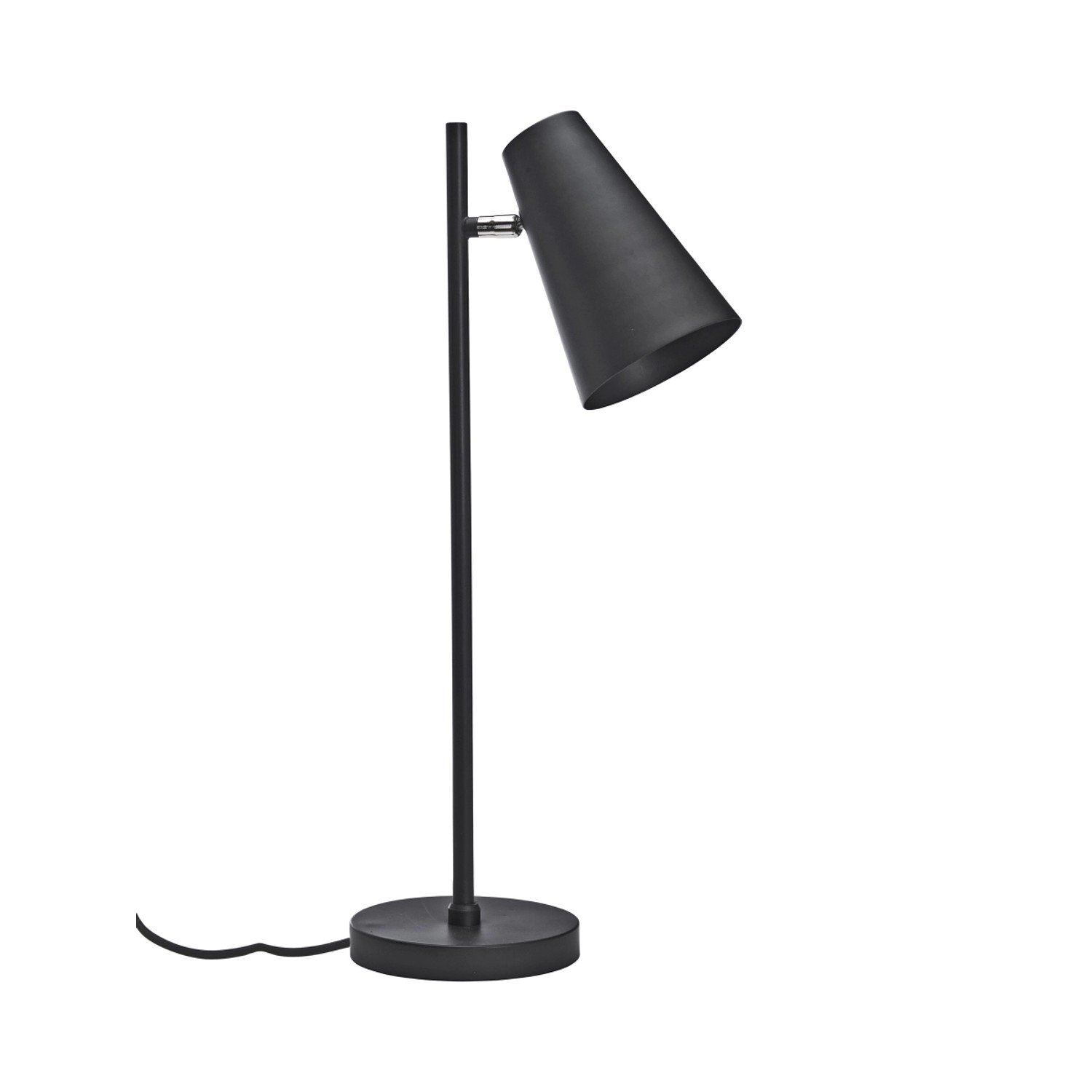 PR Home Cornet Tischlampe Schwarz 1 Arm E27 64cm mit Schalter am Lampenkopf günstig online kaufen