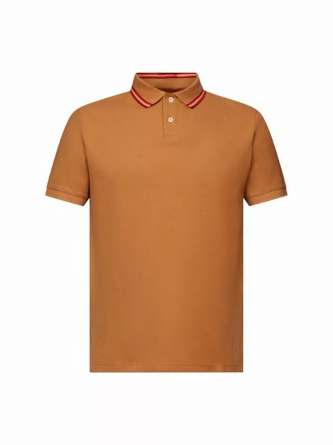 Esprit Poloshirt Piqué-Poloshirt mit Glitzer, 100 % Baumwolle günstig online kaufen