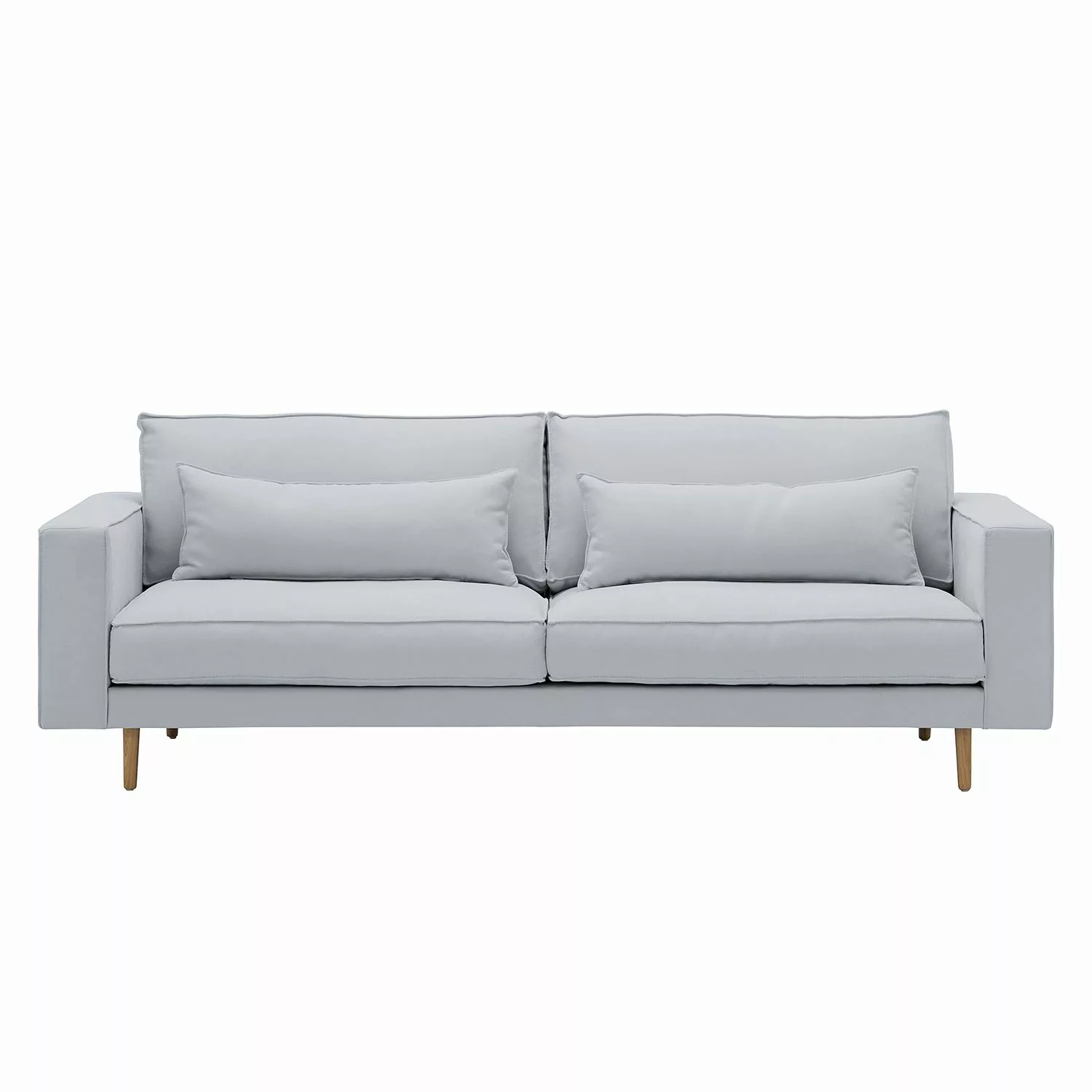 home24 Studio Copenhagen Sofa Lacona 3-Sitzer Hellbeige Webstoff 230x80x95 günstig online kaufen