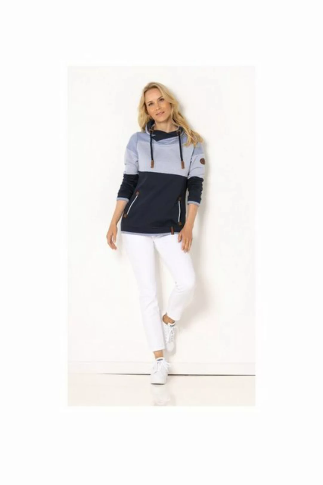 SER Sweatshirt Sweatshirt Flächenteiler W9900606S auch in großen Größen günstig online kaufen