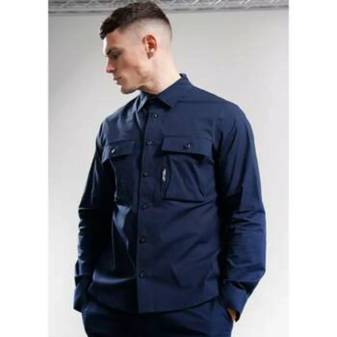 Marshall Artist  Hemdbluse Frenzo ls shirt - navy günstig online kaufen