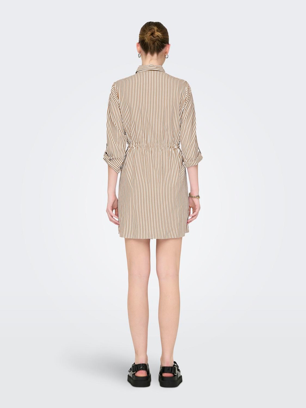 ONLY Hemdblusenkleid "ONLSARAH LS SHIRT DRESS WVN", Sommerkleid günstig online kaufen