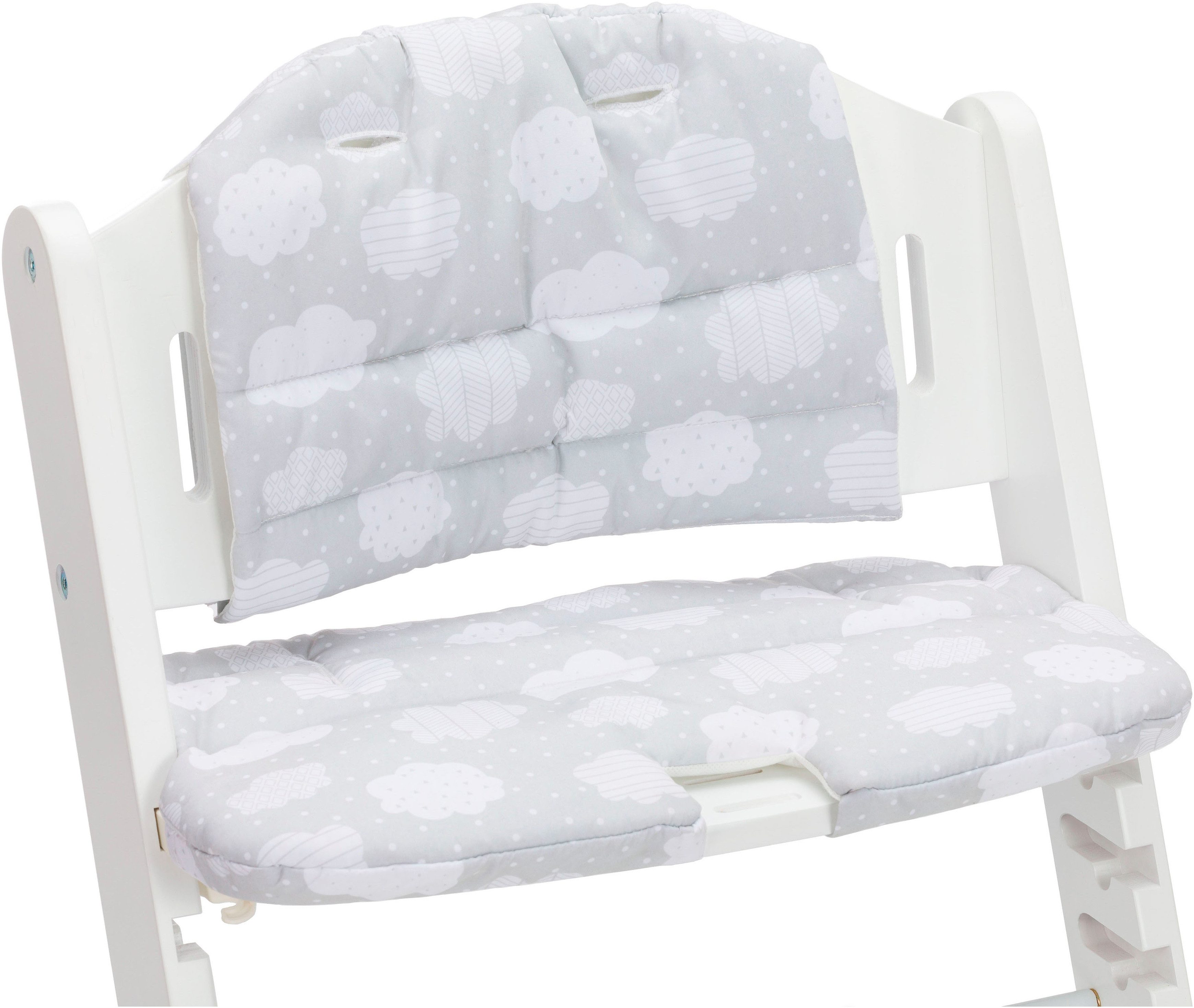 Fillikid Kinder-Sitzauflage "Wolke grau", für Hochstuhl Pia günstig online kaufen