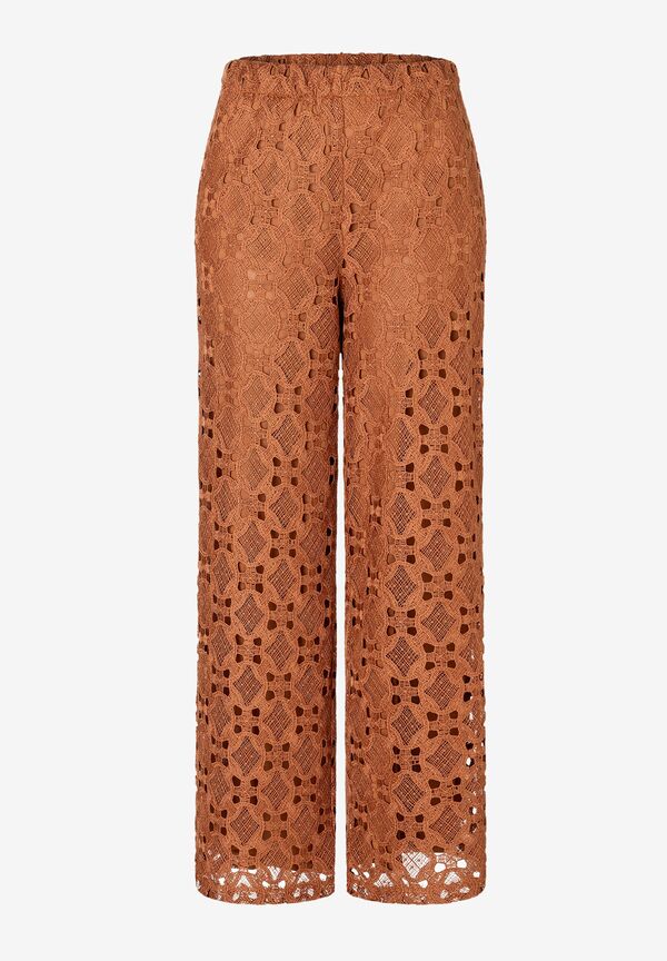 Spitzenhose, clay brown, Sommer-Kollektion günstig online kaufen