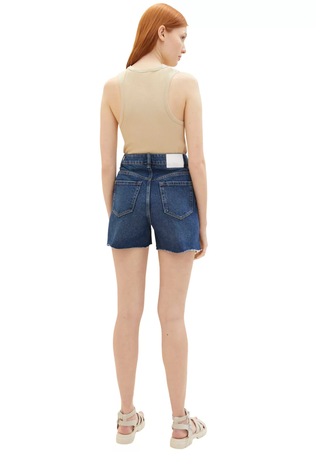 TOM TAILOR Denim Jeansshorts mit Used Look und Waschung günstig online kaufen