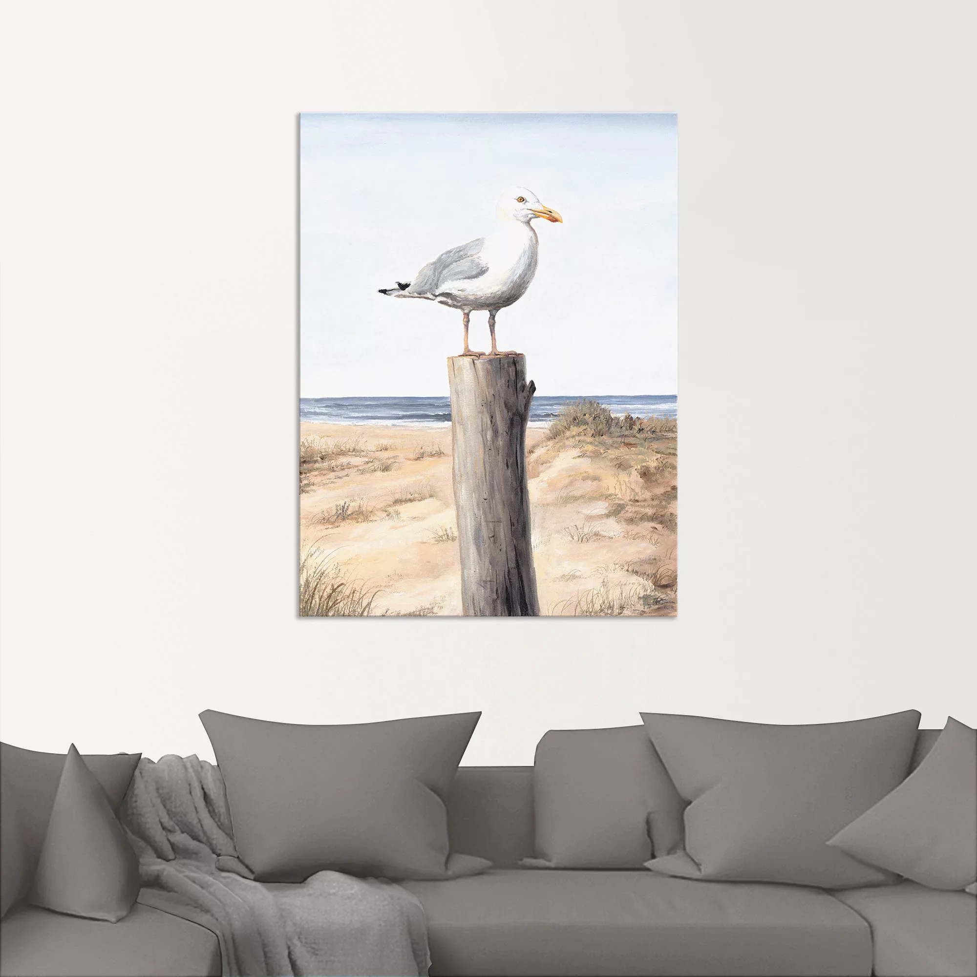 Artland Wandbild »Möwe«, Vögel, (1 St.) günstig online kaufen