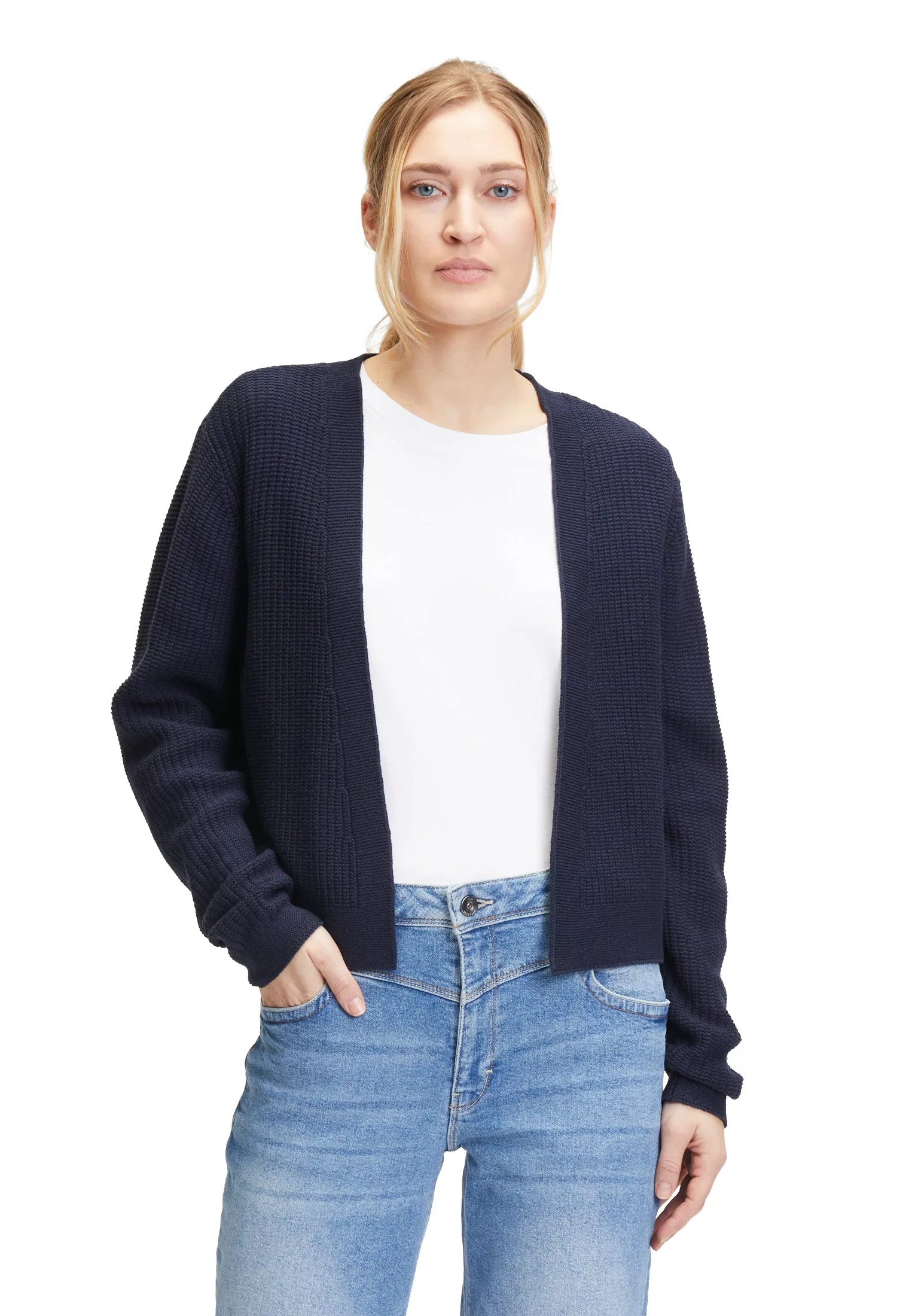 Betty&Co Strickjacke "Betty & Co Strick-Cardigan ohne Verschluss", Struktur günstig online kaufen