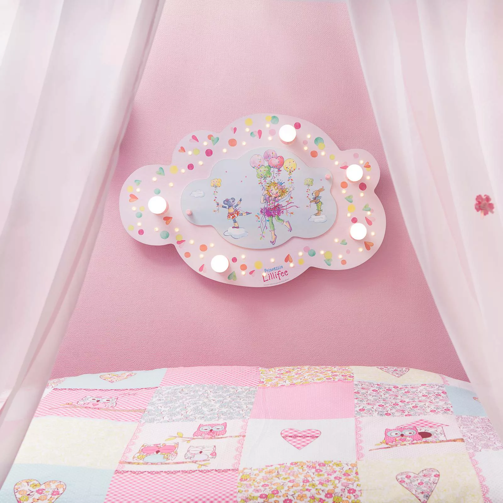 Deckenleuchte Prinzessin Lillifee mit LEDs Wolke günstig online kaufen