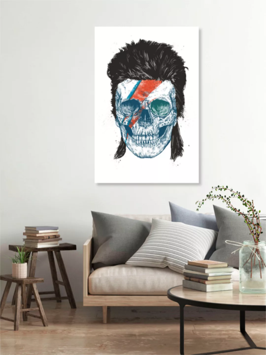 Poster / Leinwandbild - Bowie's Skull günstig online kaufen