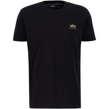 Alpha Industries  T-Shirts & Poloshirts Backprint T-Shirt Camo Print - blac günstig online kaufen