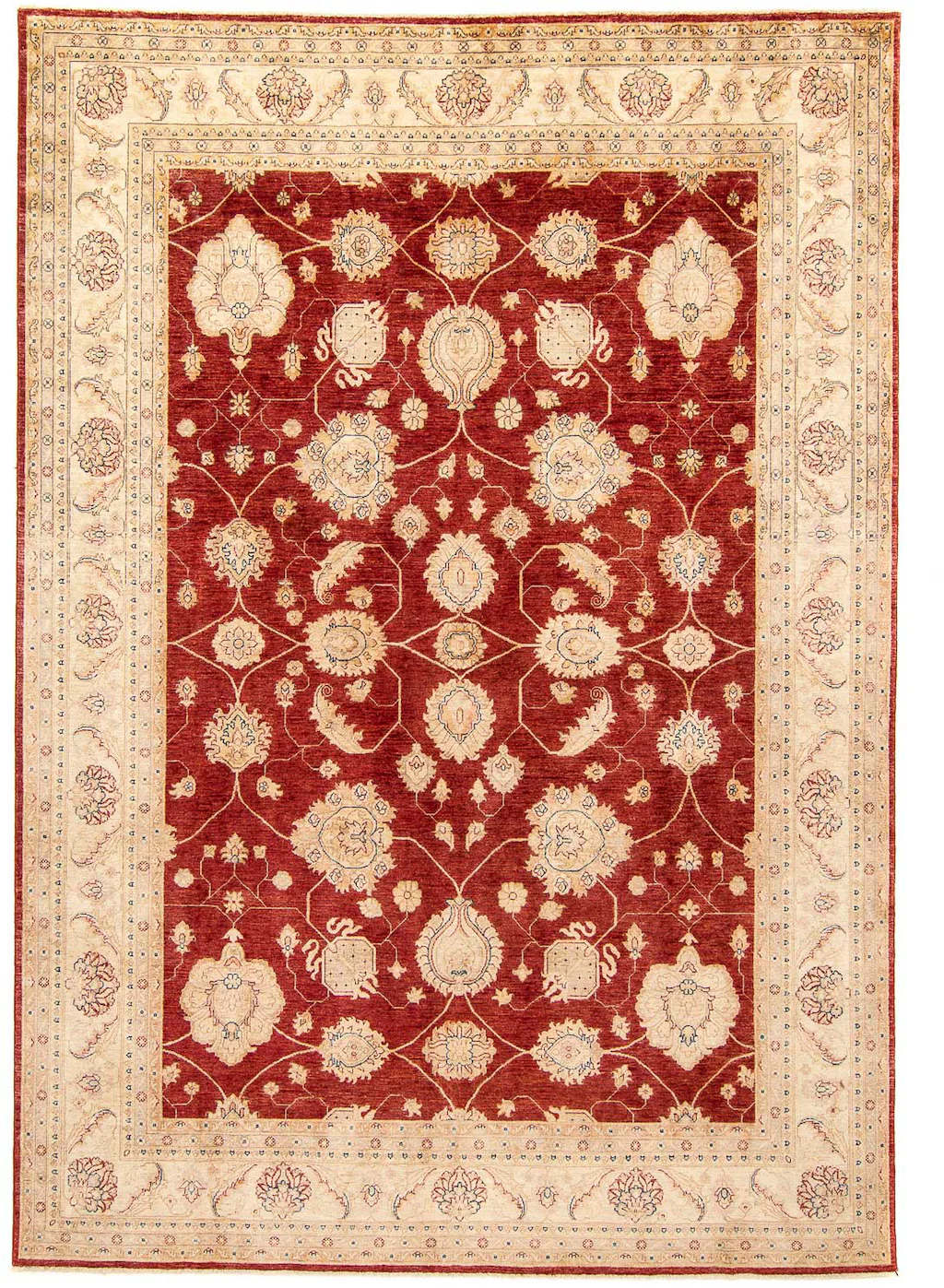 morgenland Orientteppich »Ziegler - 390 x 295 cm - dunkelrot«, rechteckig, günstig online kaufen