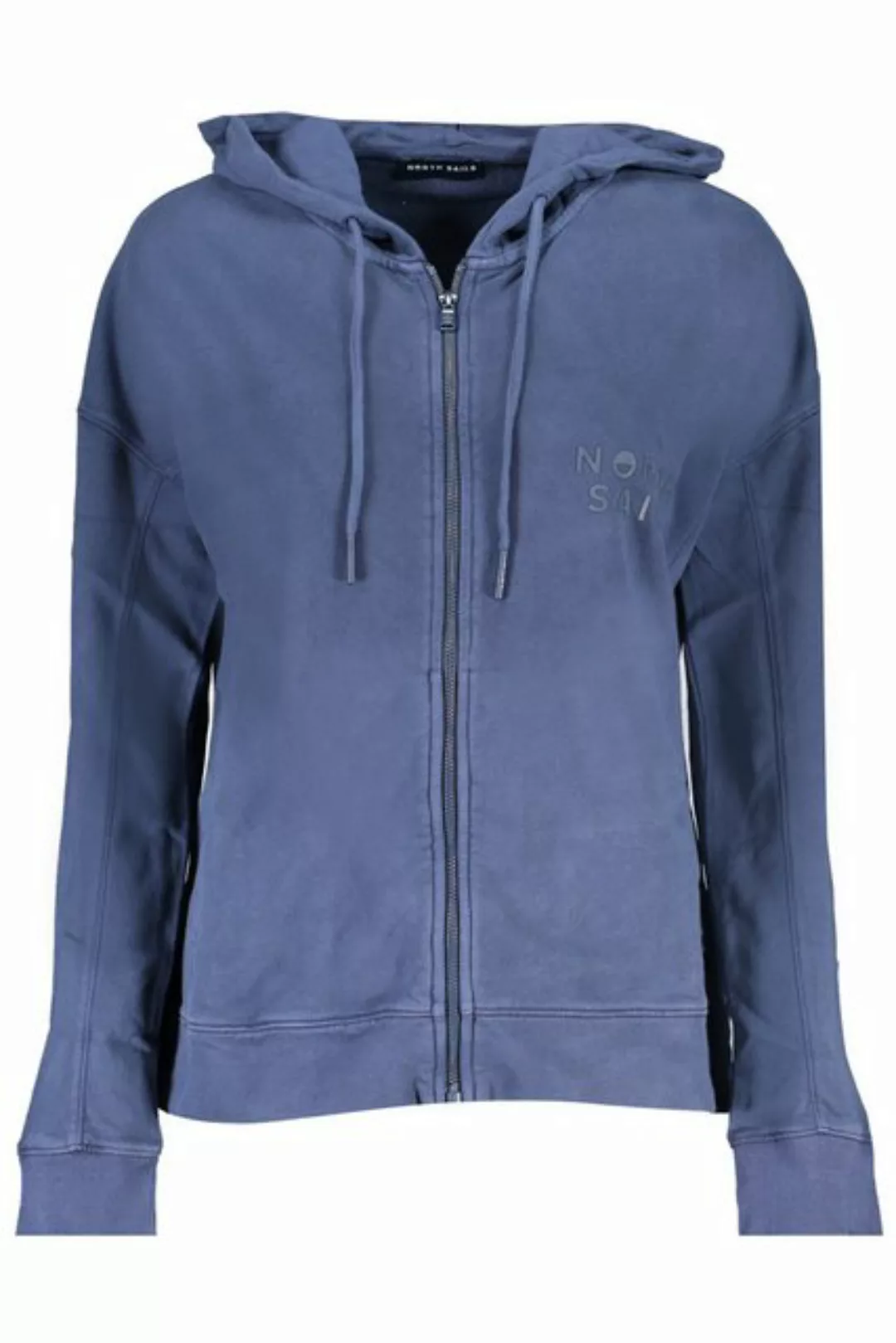 North Sails Sweatshirt Damen-Bio-Baumwolle Sweater: Zip-Hoodie Blau günstig online kaufen