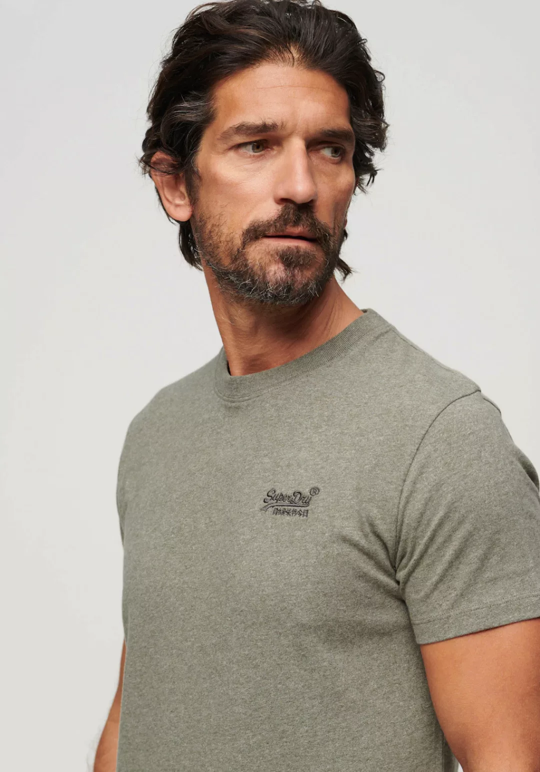 Superdry Rundhalsshirt "ESSENTIAL LOGO EMB TEE" günstig online kaufen