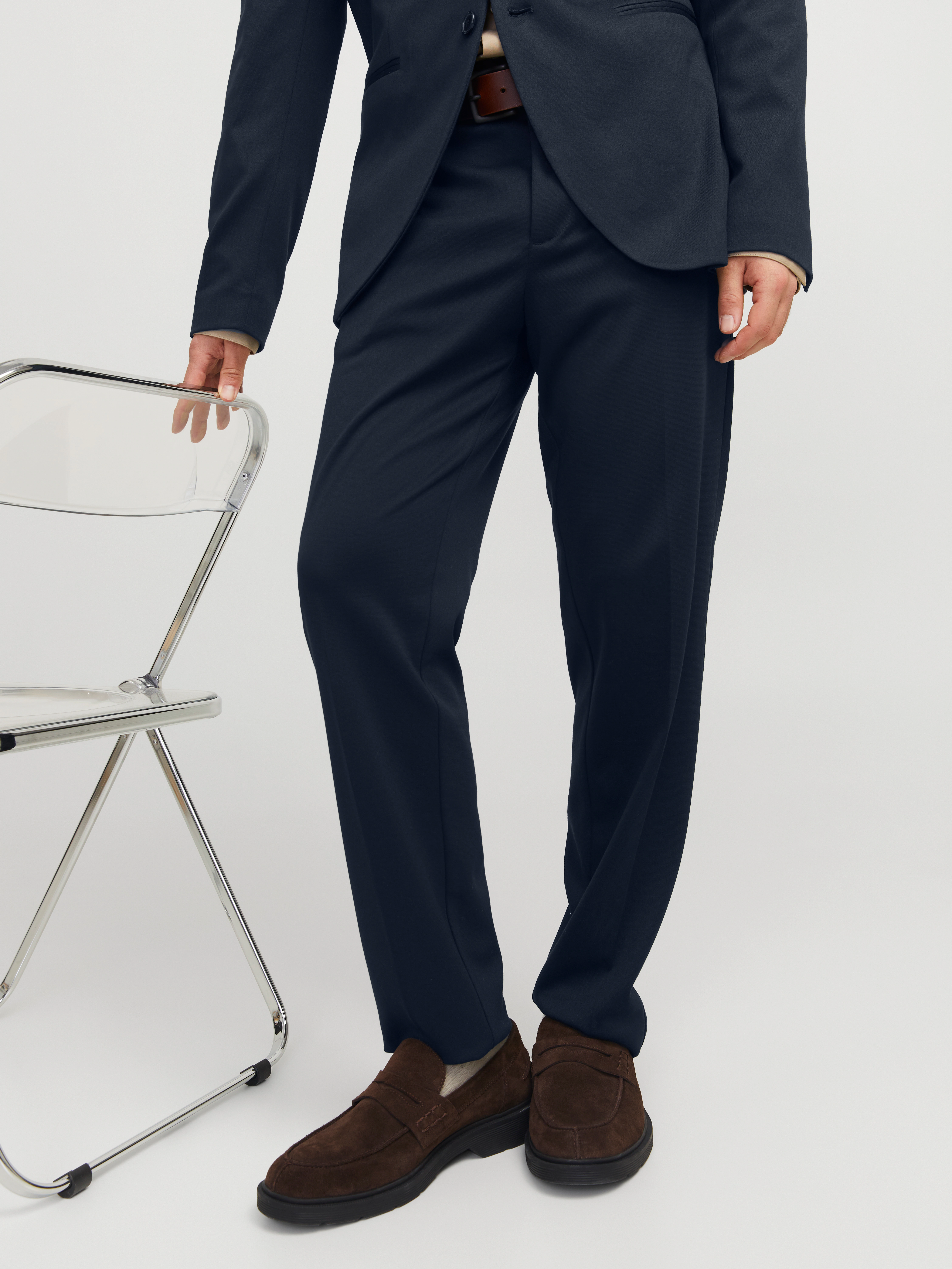 Jack & Jones Anzughose "JPRJAXON Businesshose mit mittlerer Bundhöhe", unif günstig online kaufen