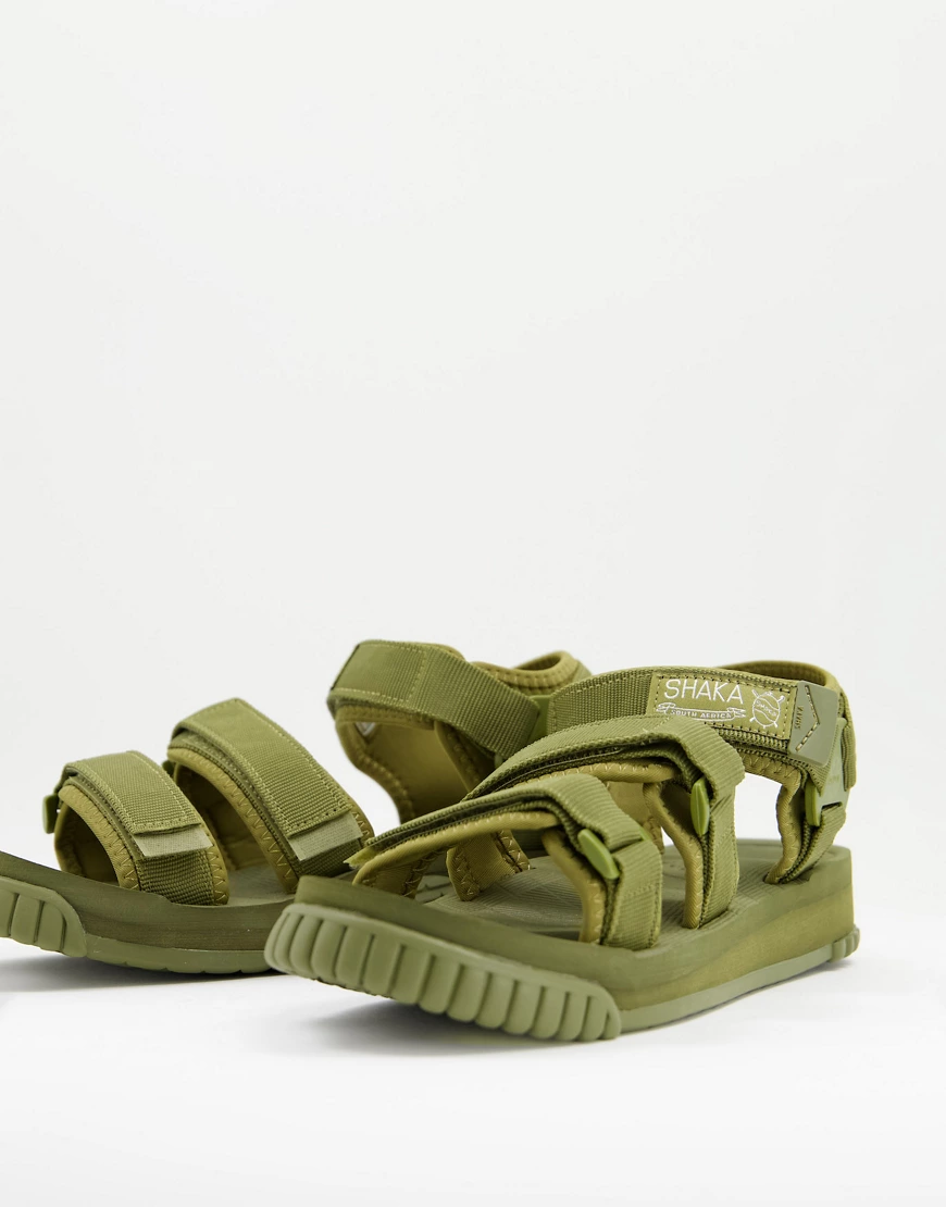 Shaka – Neo Bungy – Sandalen in Khaki-Grün günstig online kaufen