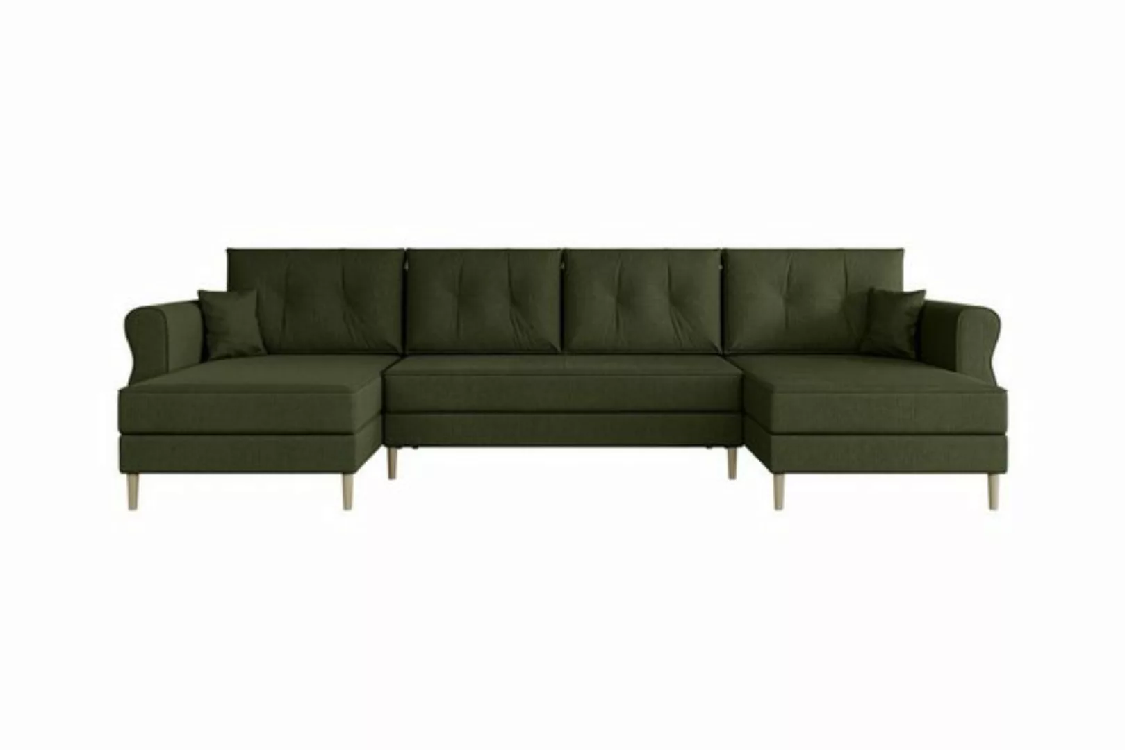 ALTDECOR Wohnlandschaft HERMES-U, Couch mit Schlaffunktion, Wohnzimmer - Wo günstig online kaufen