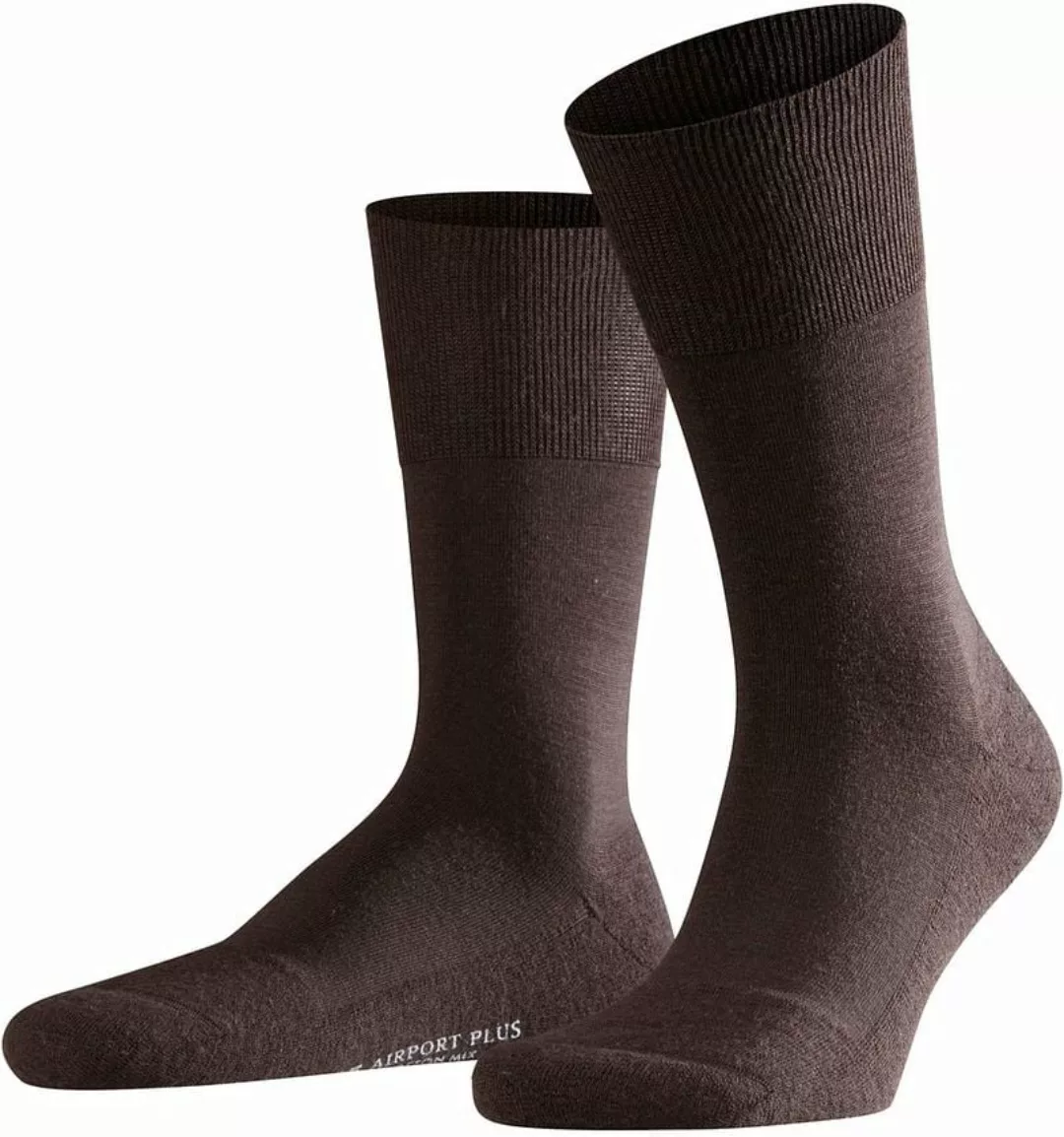 FALKE Airport PLUS Socken Braun 5930 - Größe 39-40 günstig online kaufen