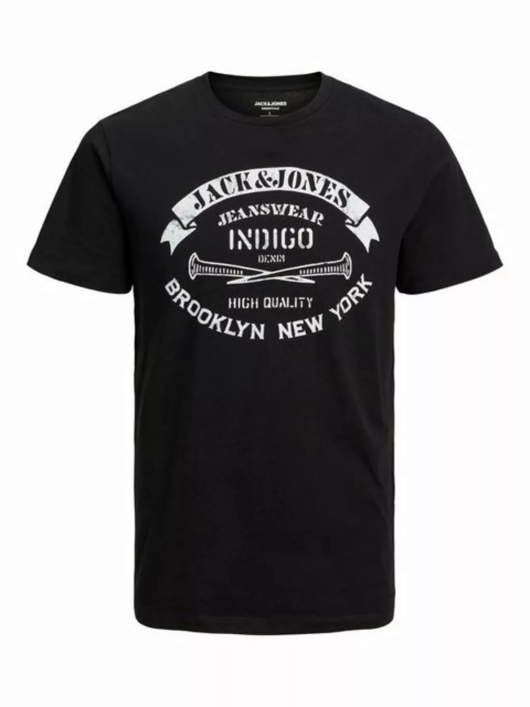 Jack & Jones Print-Shirt Bedrucktes T-Shirt von Jack & Jones in schwarz günstig online kaufen