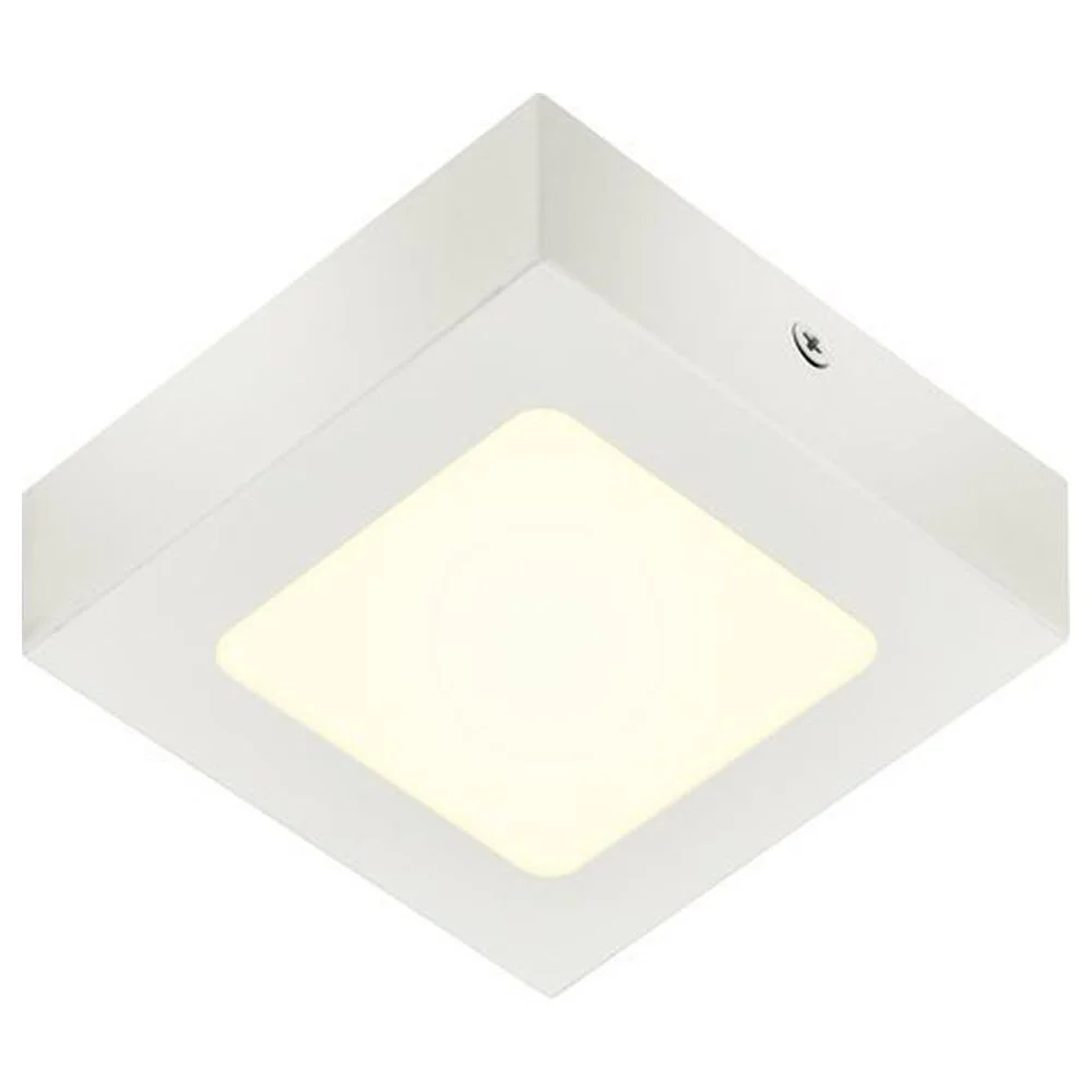 LED Deckenleuchte Senser in Weiß 8,2W 440lm eckig günstig online kaufen
