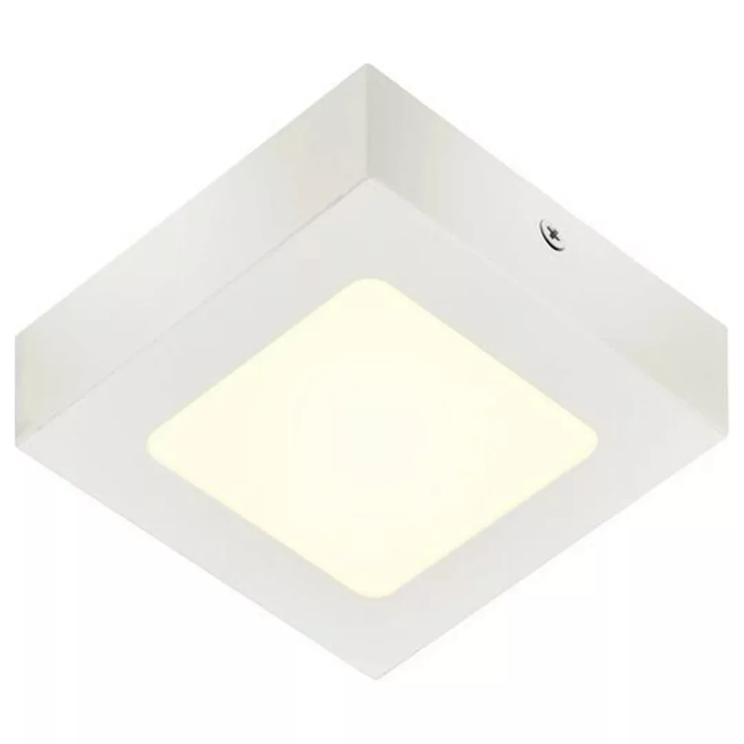 LED Deckenleuchte Senser in Weiß 8,2W 440lm eckig günstig online kaufen