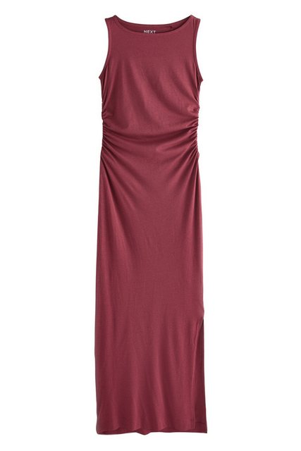 Next Maxikleid Ärmelloses Kleid in Midi-Länge mit Raffung (1-tlg) günstig online kaufen