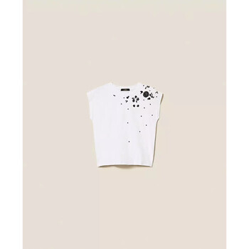 Twin Set  T-Shirt T-SHIRT CON RICAMO FLOREALE A MANO Art. 252AP2312 günstig online kaufen