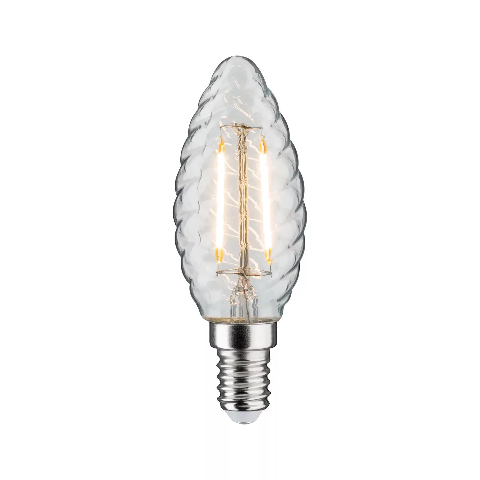 Paulmann E14 2,6W 827 LED-Kerzenlampe gedreht klar günstig online kaufen
