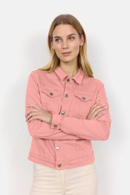 soyaconcept Outdoorjacke Soyaconcept Denimjacke SC-Erna in Peach Pink (1-St günstig online kaufen