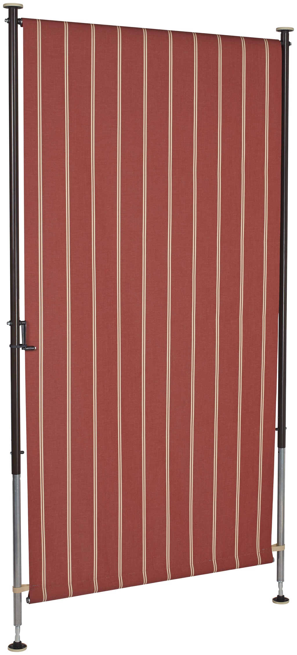 Angerer Freizeitmöbel Klemm-Senkrechtmarkise, weinrot/weiß, BxH: 120x225 cm günstig online kaufen