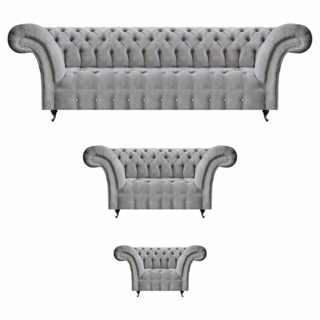 JVmoebel Chesterfield-Sofa Neu Sofagarnitur Sofas Couch Polstermöbel Design günstig online kaufen