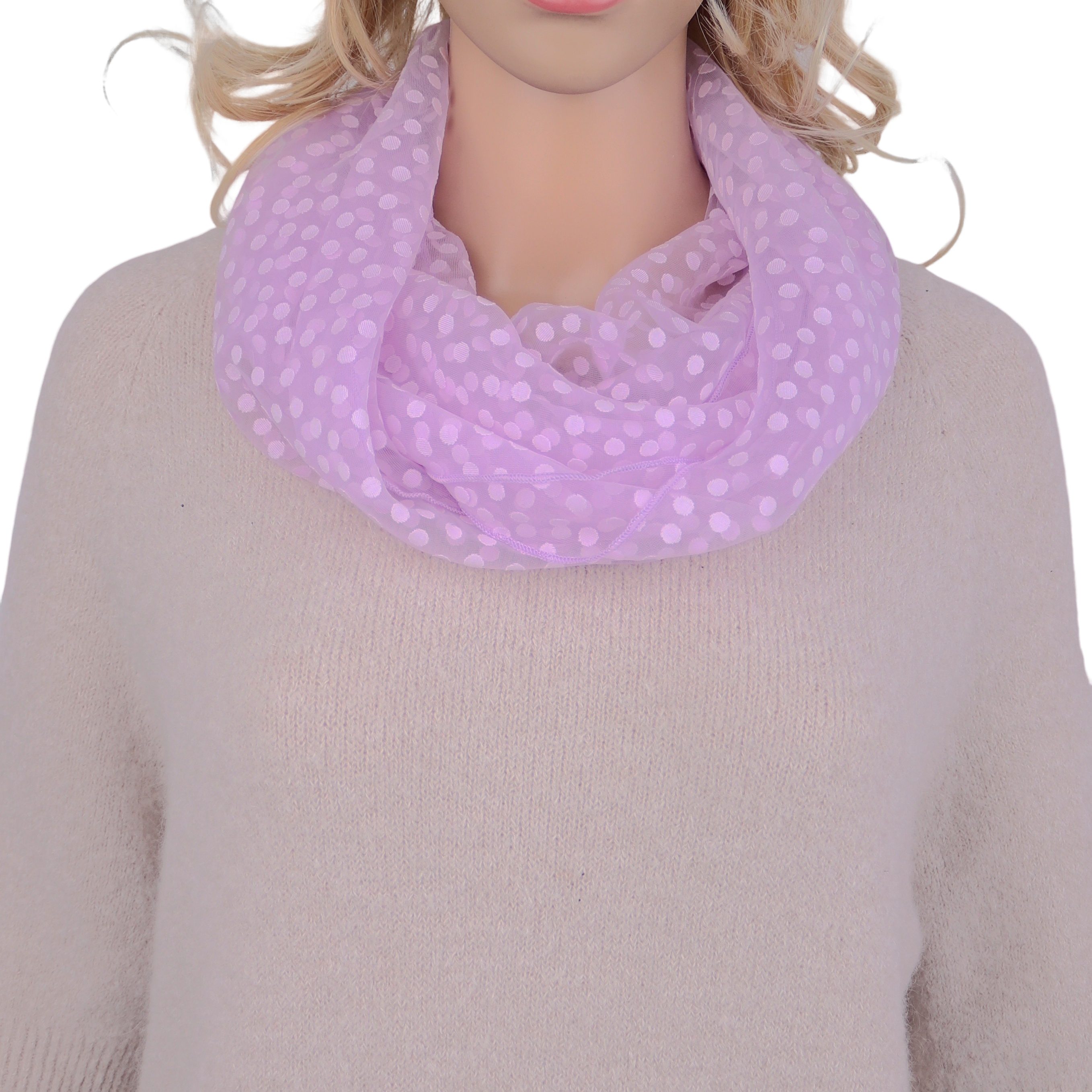 MIRROSI Loop Damen Schal Unifarbe mit günstig online kaufen