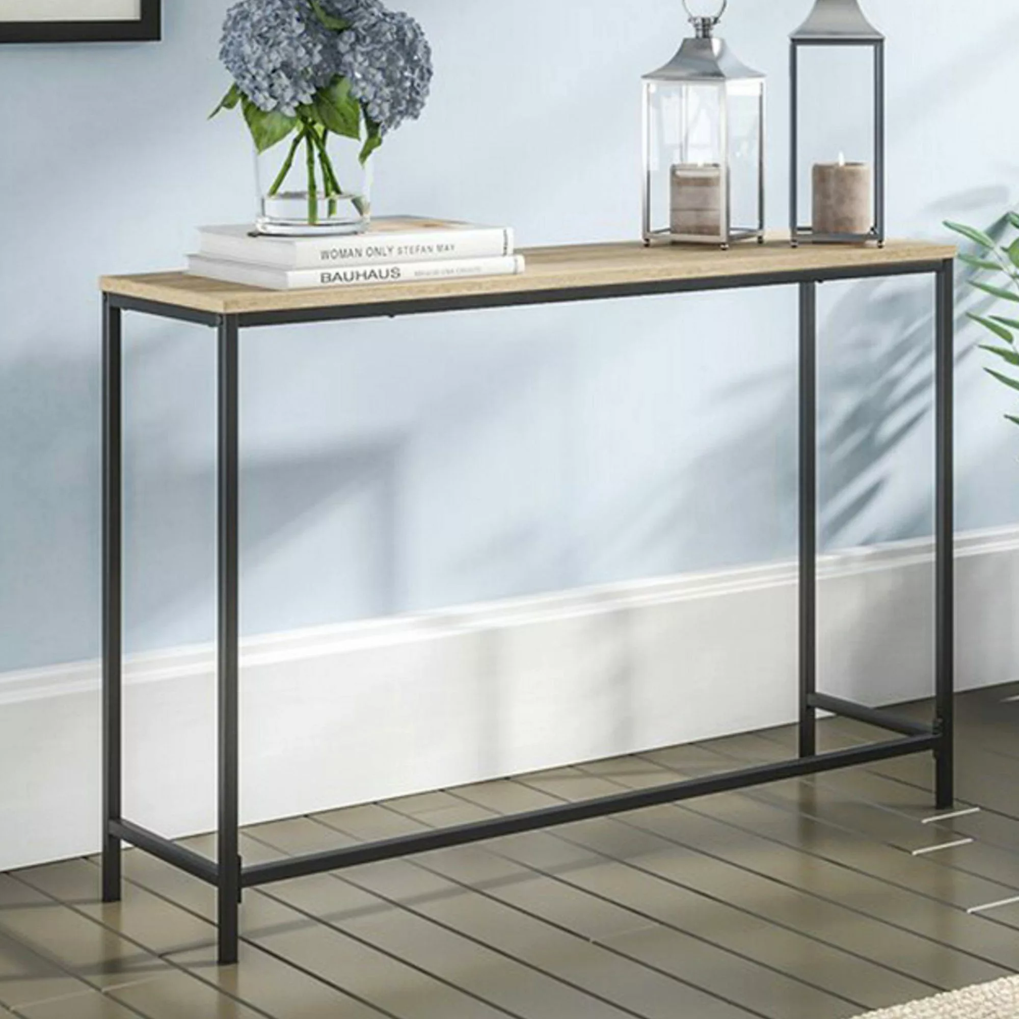en.casa Konsolentisch, »Kronoby« Flurregal 80x100x30 cm günstig online kaufen