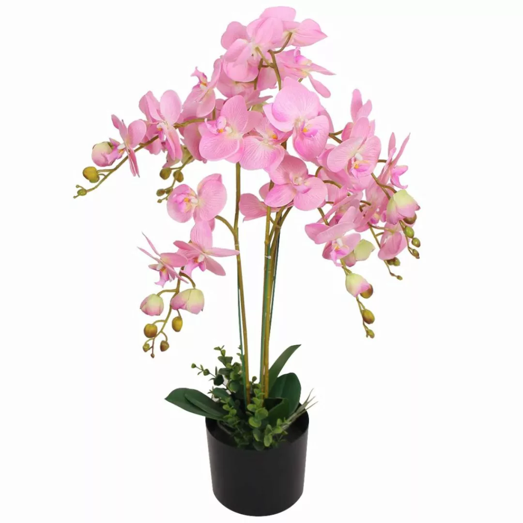 Künstliche Orchidee Mit Topf 75 Cm Rosa günstig online kaufen