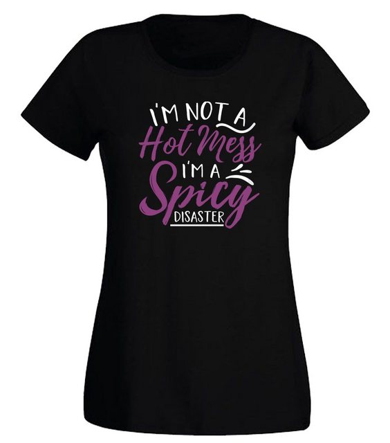 G-graphics T-Shirt Damen T-Shirt - I´m not a hot Mess, I´m a spicy Disaster günstig online kaufen