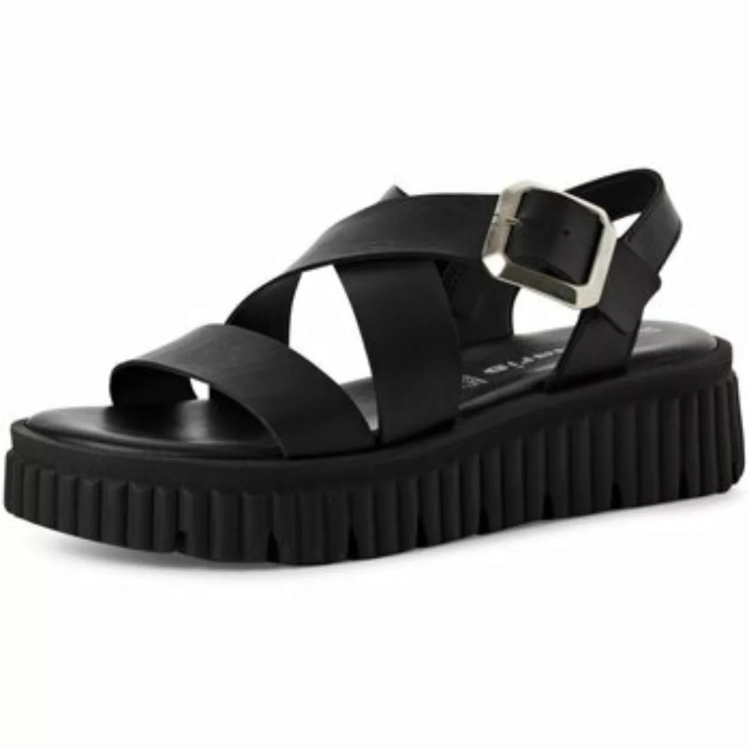 Tamaris  Sandalen Sandaletten 1-28705-44-001 black Leder 1-28705-44-001 günstig online kaufen