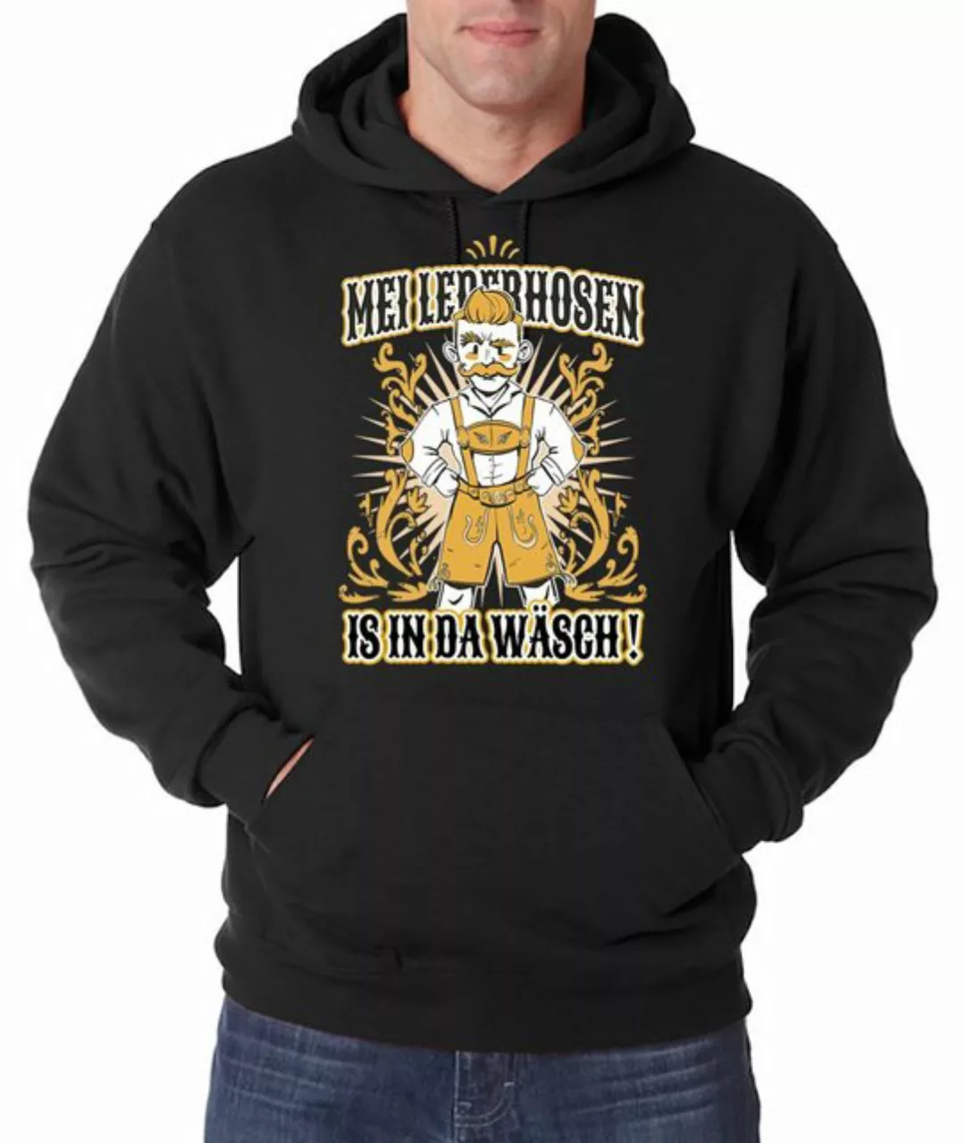 Youth Designz Kapuzenpullover Mei Lederhosen is in da Wäsch! Herren Hoodie günstig online kaufen