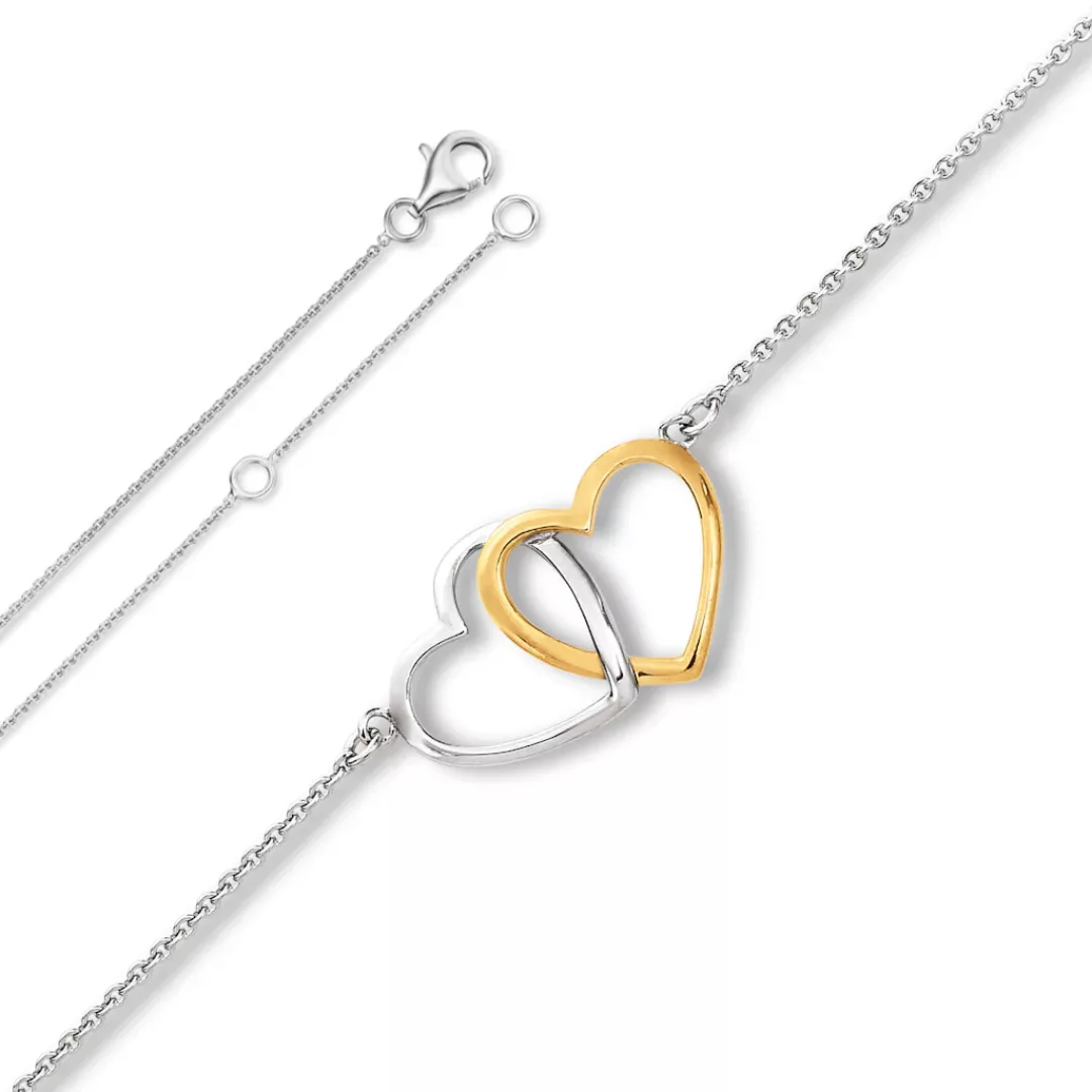 ONE ELEMENT Silberkette "Herz Halskette aus 925 Silber 45 cm Ø", Damen Silb günstig online kaufen