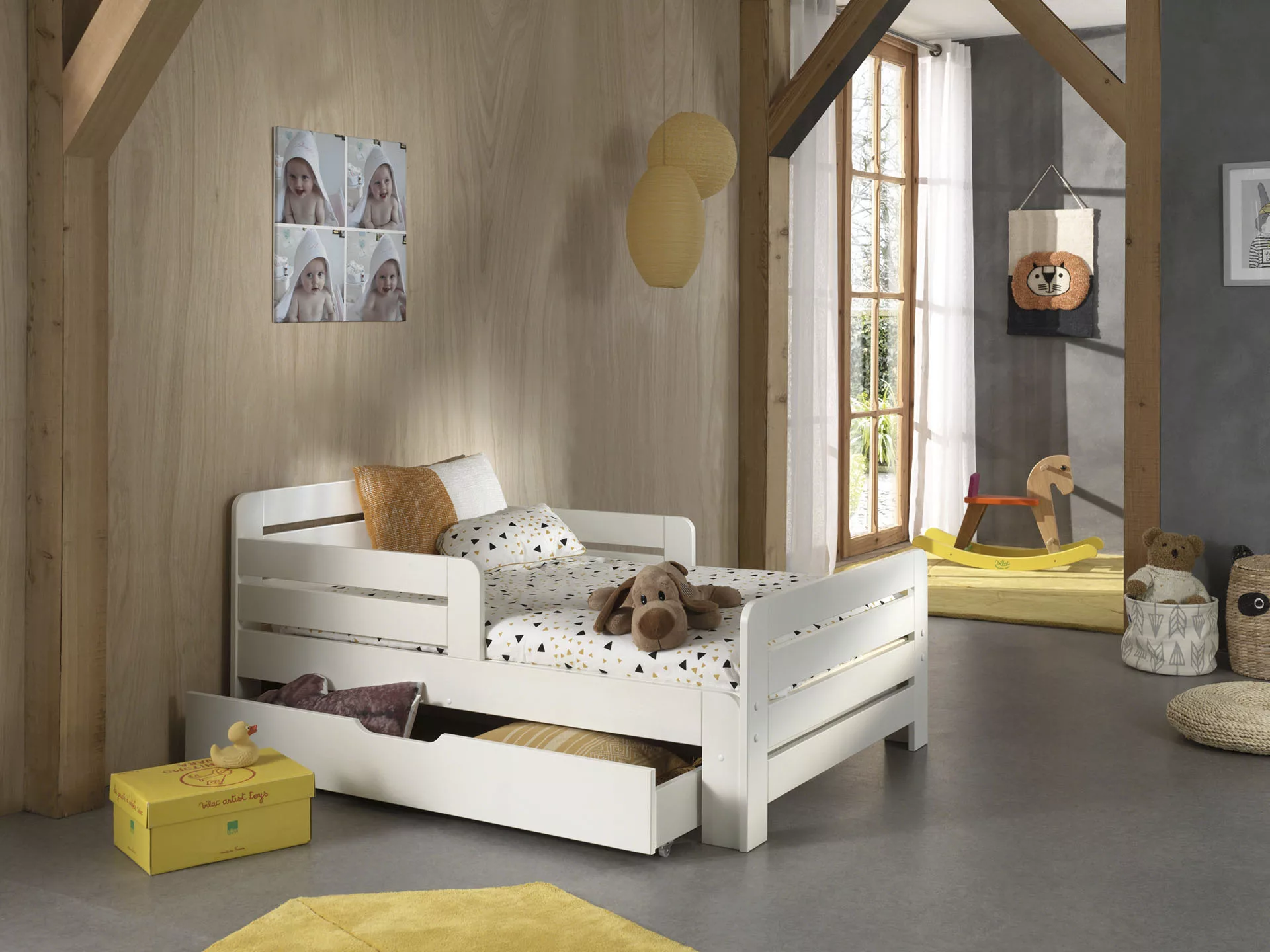 Vipack Einzelbett, (Packung, Made in Europe), Kinderbett, Länge 140 bzw. 16 günstig online kaufen