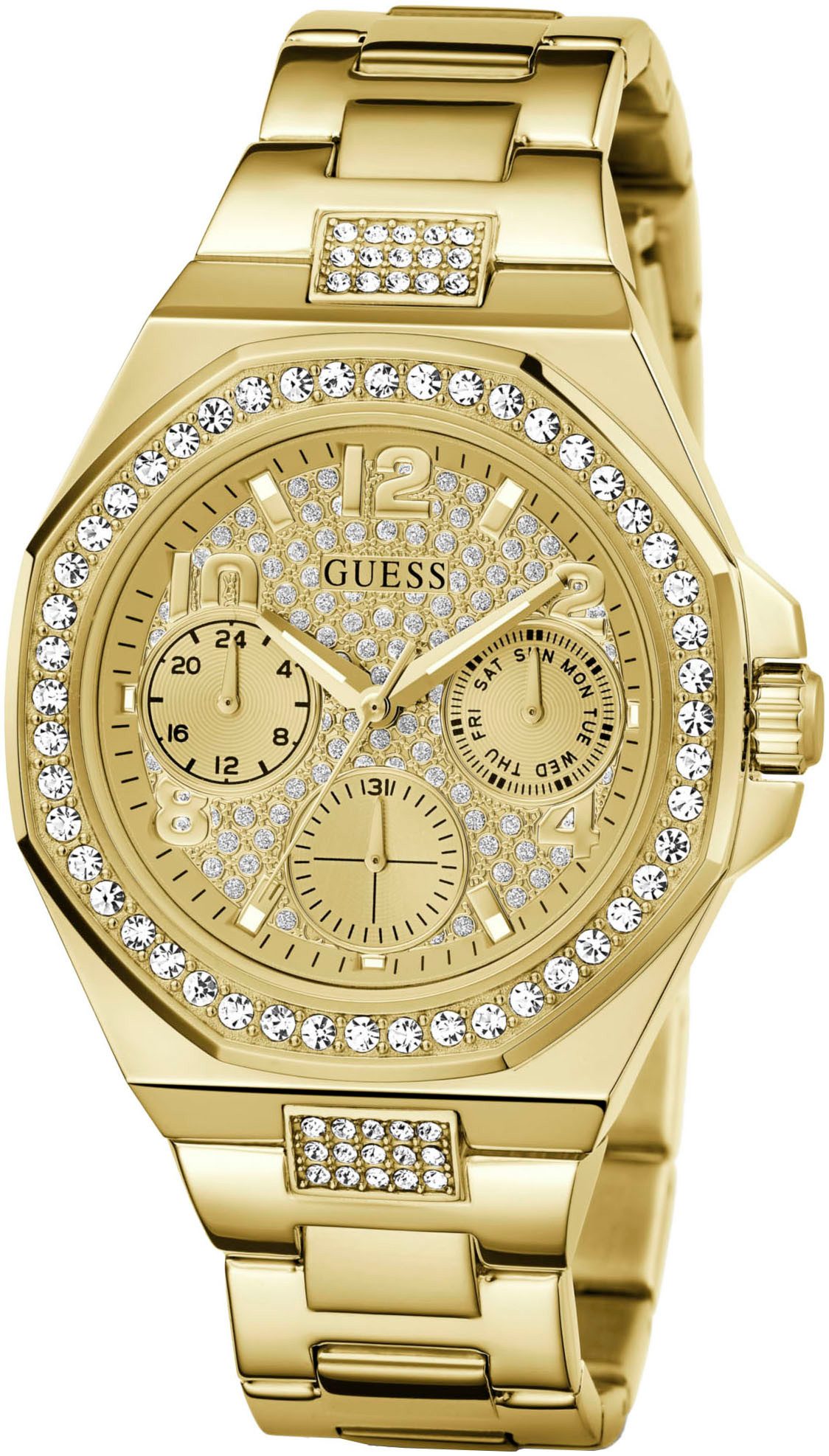 Guess Multifunktionsuhr LADY EMPIRE GW0777L2, Quarzuhr, günstig online kaufen