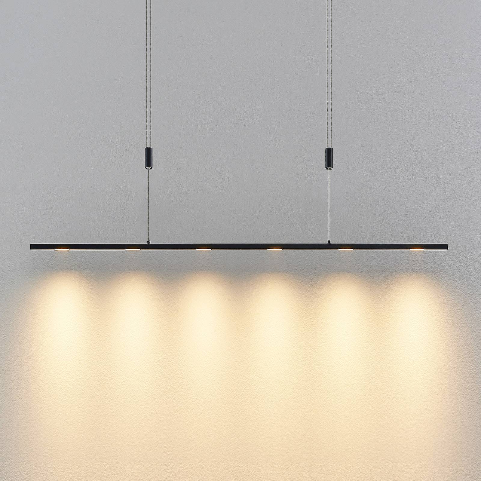 Lucande Stakato LED-Pendellampe 6fl. 120 cm lang günstig online kaufen
