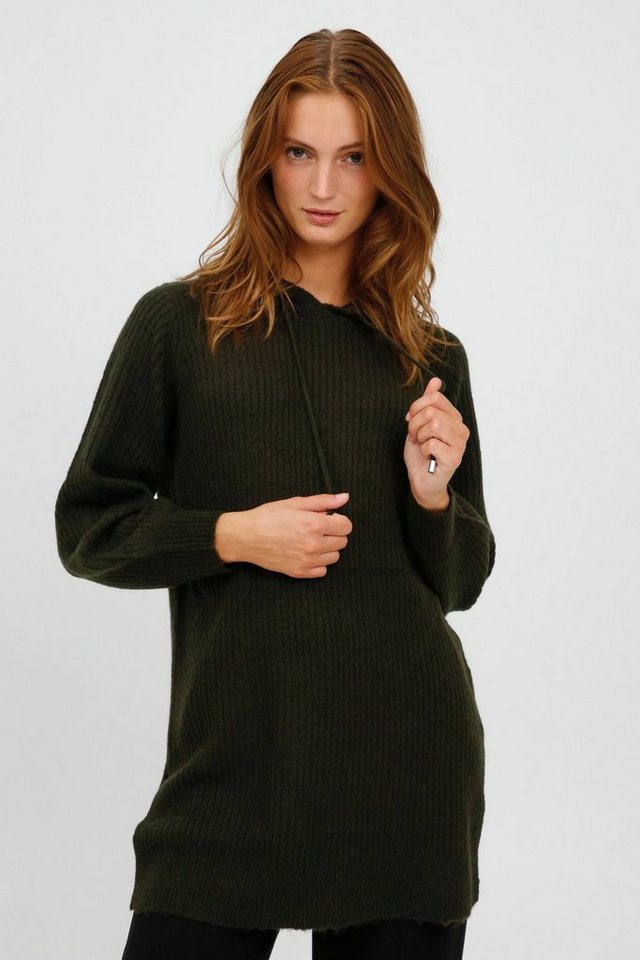 b.young Strickkleid BYNORA TUNIC HOODIE - 20808922 Langer Strickpullover mi günstig online kaufen