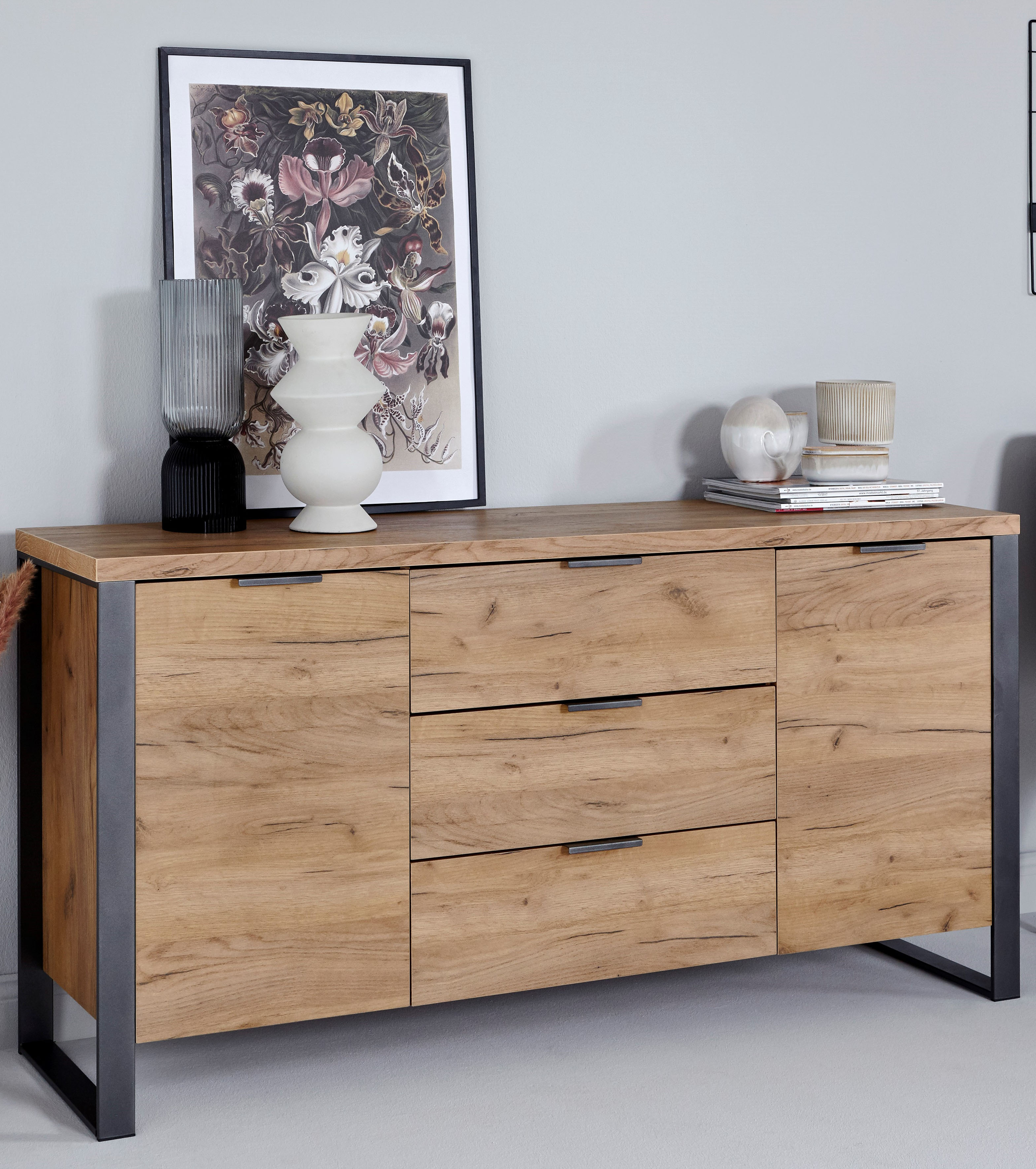 Jahnke Sideboard "LOOP SB 150", (1 St.), mit 2 Türen + 3 Schubladen, Breite günstig online kaufen